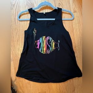 Phish black tank size M